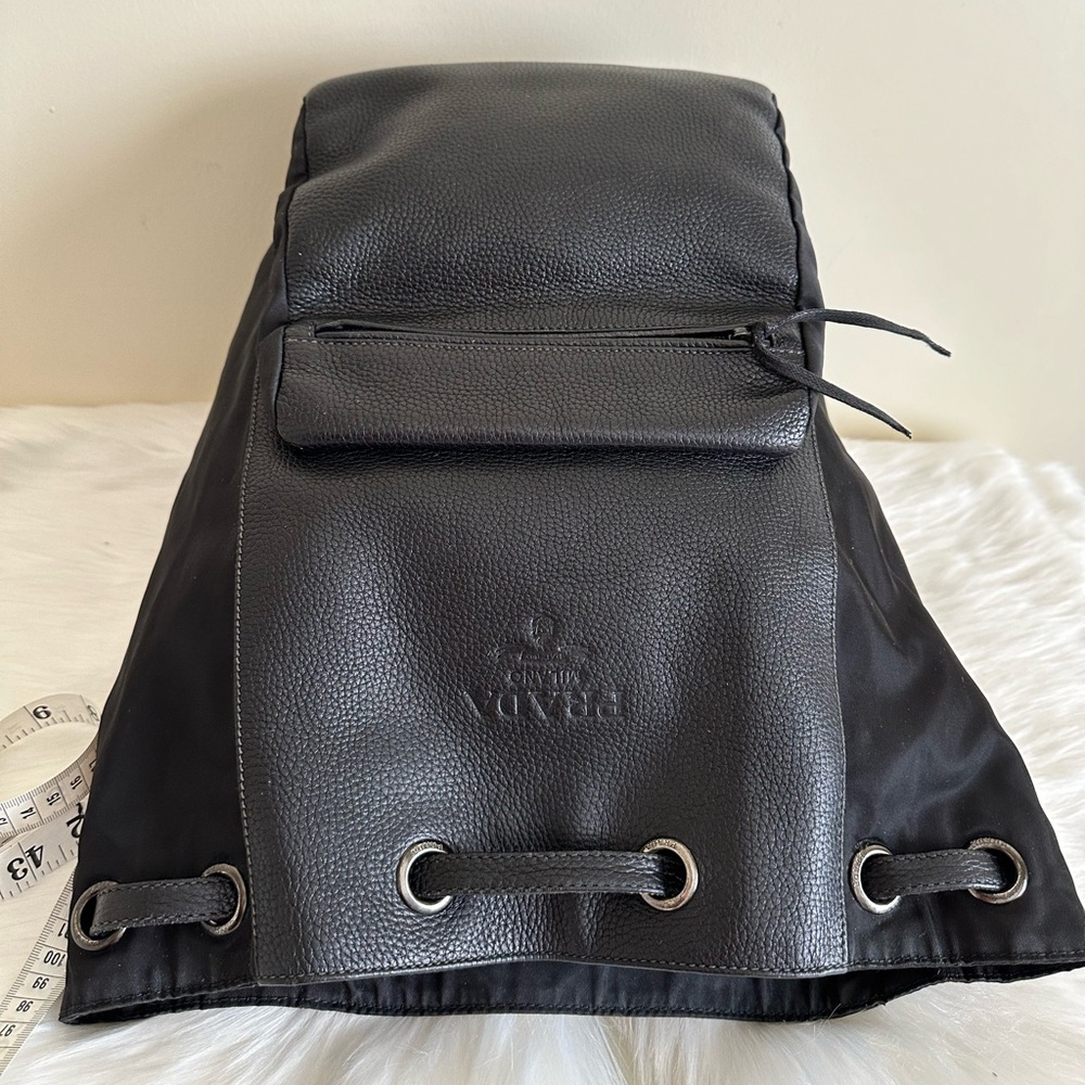 Prada Black Leather Backpack - Picture 10 of 16